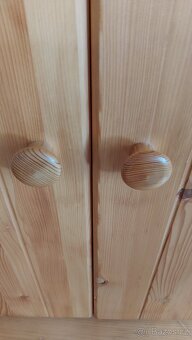 Set Skříňka/ komoda/ vitrína/ knihovna Gazel masiv dřevo - 5