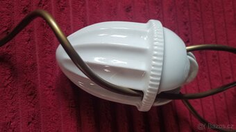 Starožitný stahovací lustr v zachovalém funkčním stavu. - 5