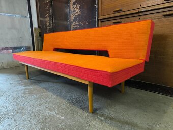 Retro sofa, pohovka Miroslav Navrátil - 60. léta - 5