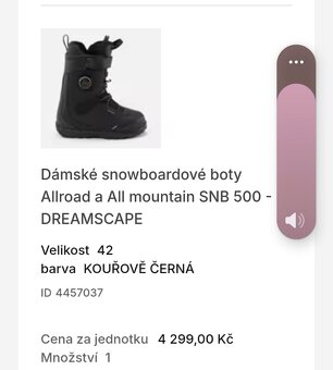 Snowbordove boty 42. - 5