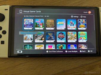 Nintendo Switch OLED White + 11 her + 128GB karta + záruka - 5