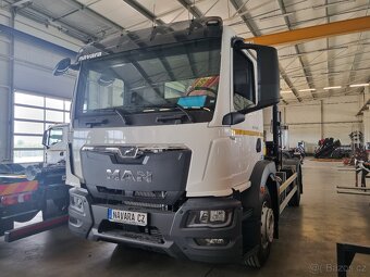 NOVÝ MAN 18.290 + RUKA PALFINGER + NOSIČ KONTEJNERU 10T - 5