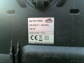 Vysavac ETA Salvet Animal 0513 700W - 5
