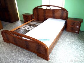 lakovanou manželskou postel dvoulůžko - 5