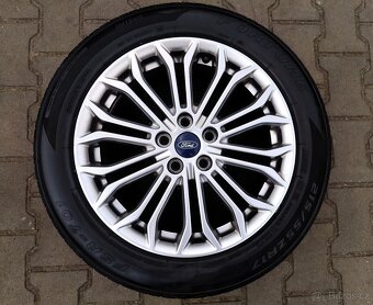 Alu kola originál Ford Focus, C-Max 5x108 R17 KRÁSNÁ SADA - 5