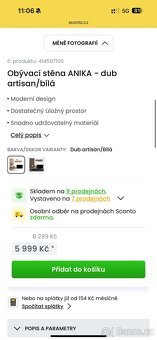 Obývací stěna + stůl - 5