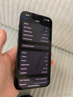 iPhone 14 128 GB Černý - 5