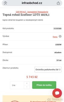 Topna rohož fenix ECOFLOOR - 5