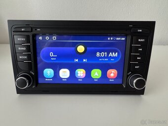 NOVÉ 7" Android 13 Autorádio Audi A3 8p, A4 B7, TT - 5