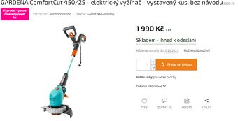 Strunová sekačka Gardena - 5