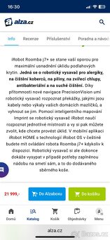 Prodám levně vysavač iRobot Roomba j7+ - 5