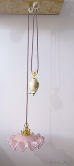 Prodej pěkného, malovaného stahovacího lustru - 5