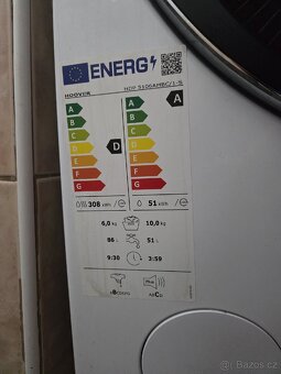 Pračka Hoover HDP 5106AMBC/1-S, pračka se sušičkou - 5