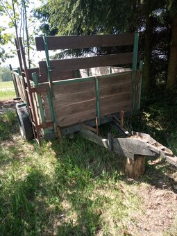 Prodám jedno nápravový vlek za traktor. - 5