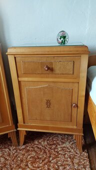 Retro nábytek - ložnice 50 léta - švédská bříza - 5