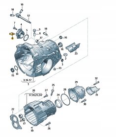 Snímač zpátečky VAG Audi VW - 5