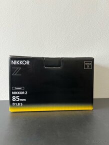 Objektiv Nikon Z 85 mm 1.8. - 5