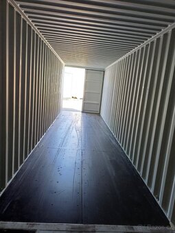 Lodní kontejner 40´ HC po první cestě, RAL 7016 - 5