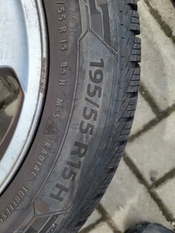 4x Alu disky 15 + pneumatiky Polaris 5 195/55 R15H - 5