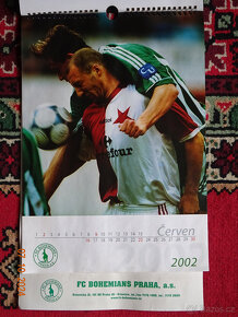 BOHEMIANS PRAHA - nástěnný kalendář 2002 (48x30cm) - 5