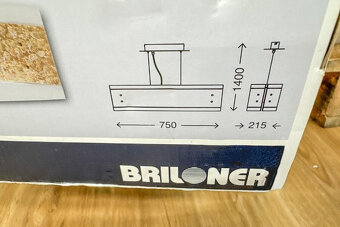 lustr závěsný sklo zlatobílé zn.BRILONER - 5