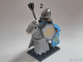 Minifigurky rytíři (4), typ Lego - 5