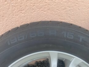 15“ ALU kola – 5x114,3 – zimní pneu 195/65/15 - 5