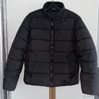 Nová pánská zimní prošívaná bunda černá vel. М/48-50 - 5