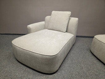 Nová variabilní sedačka ELA světle šedá - 5