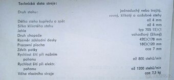 Šicí stroj PREDOM Lucznik 438 - 5