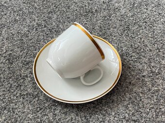 hrnek hrneček porcelán retro porcelán hrnek podšálek koflík - 5