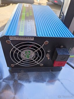 Měnič napětí 24V-220v 1000w + regulátor 12-24v 40ah - 5