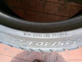 245/40/21 100v Pirelli - zimní pneu 2ks RunFlat - 5