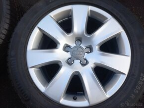 Prodám sadu Orig ALU kol Audi 235/55R18 zimní - 5