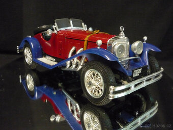 Mercedes Benz SSK vínovomodrý Bburago 1/18 - 5