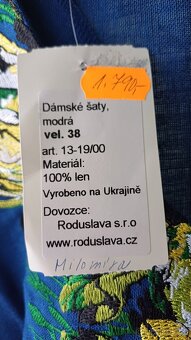 Dámské šaty Milomíra (velikost 38) - Roduslava s.r.o. - 5
