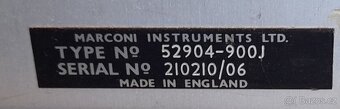 Marconi, color gain and relay tester set TF2904 - 5