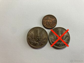 Slovenský Štát a Protektorát Čechy Morava obehové mince - 5