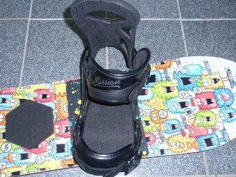 PĚKNÝ SNOWBOARD BURTON CHOPPER 110 CM+VÁZÁNÍ BURTON - 5