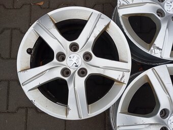 originální alu kola peugeot 5x108 r16 - 5