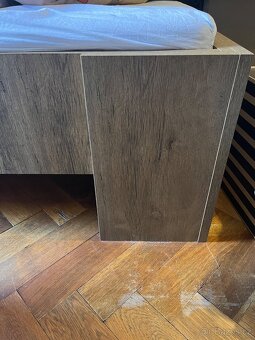 Manželská postel 140x200cm + rošt - 5