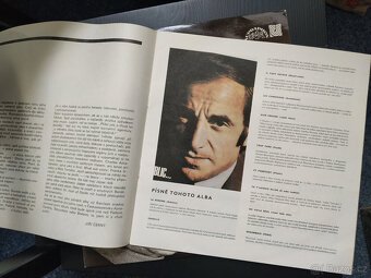 Aznavour Becaud Mathieu LP desky - 5