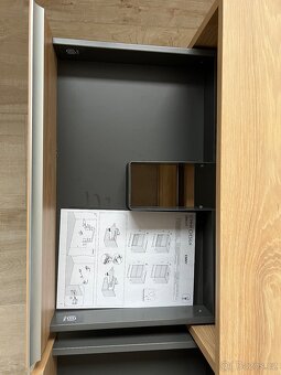 TOP nová koupelnová skříňka EMMY 120 cm dub - 5