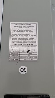 Boiler ohřev teplé vody 16l na plyn LPG - 5