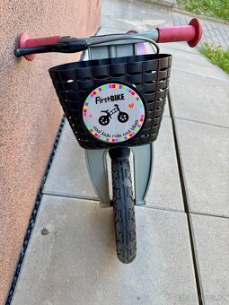 FirstBike Cross Silver + košík a adaptér na snížení sedátka - 5