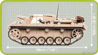 COBI 2529 II WW Sturmgeschutz III Ausf. D - DAK, 530 k, 2 f - 5