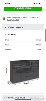 Komoda v perfektním stavu 2 kusy. - 5