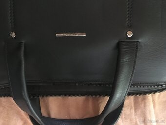 Cestovní kožená brašna - taška Ermengildo Zegna - 5