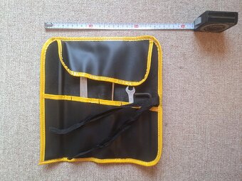 Koženková brašna s nářadím na motorku, stavební stroje apod. - 5