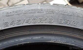2x letní pneu Bridgestone 245/40 R19, 2023 - 5
